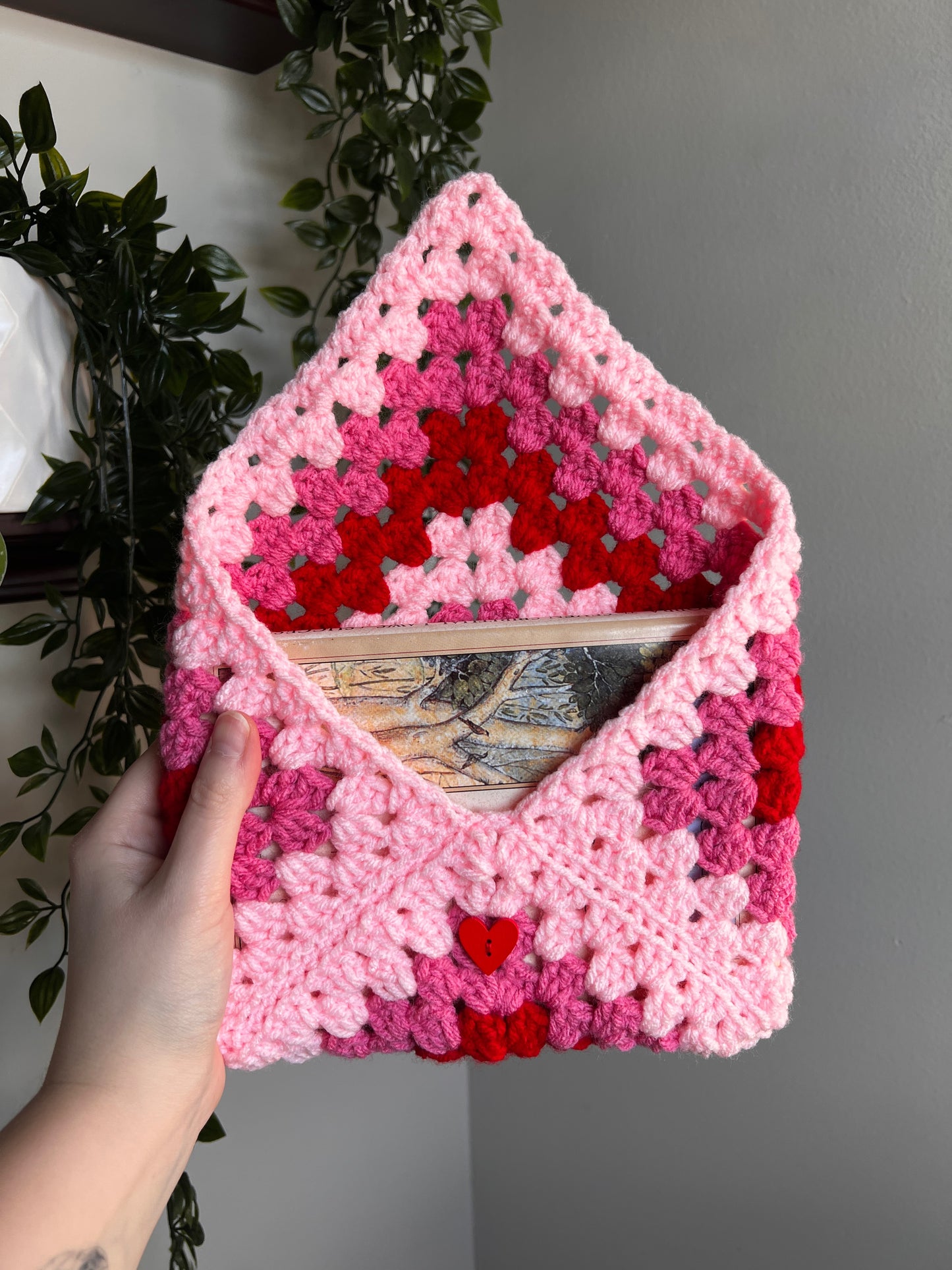 Red & Pink Kindle/Book Sleeve