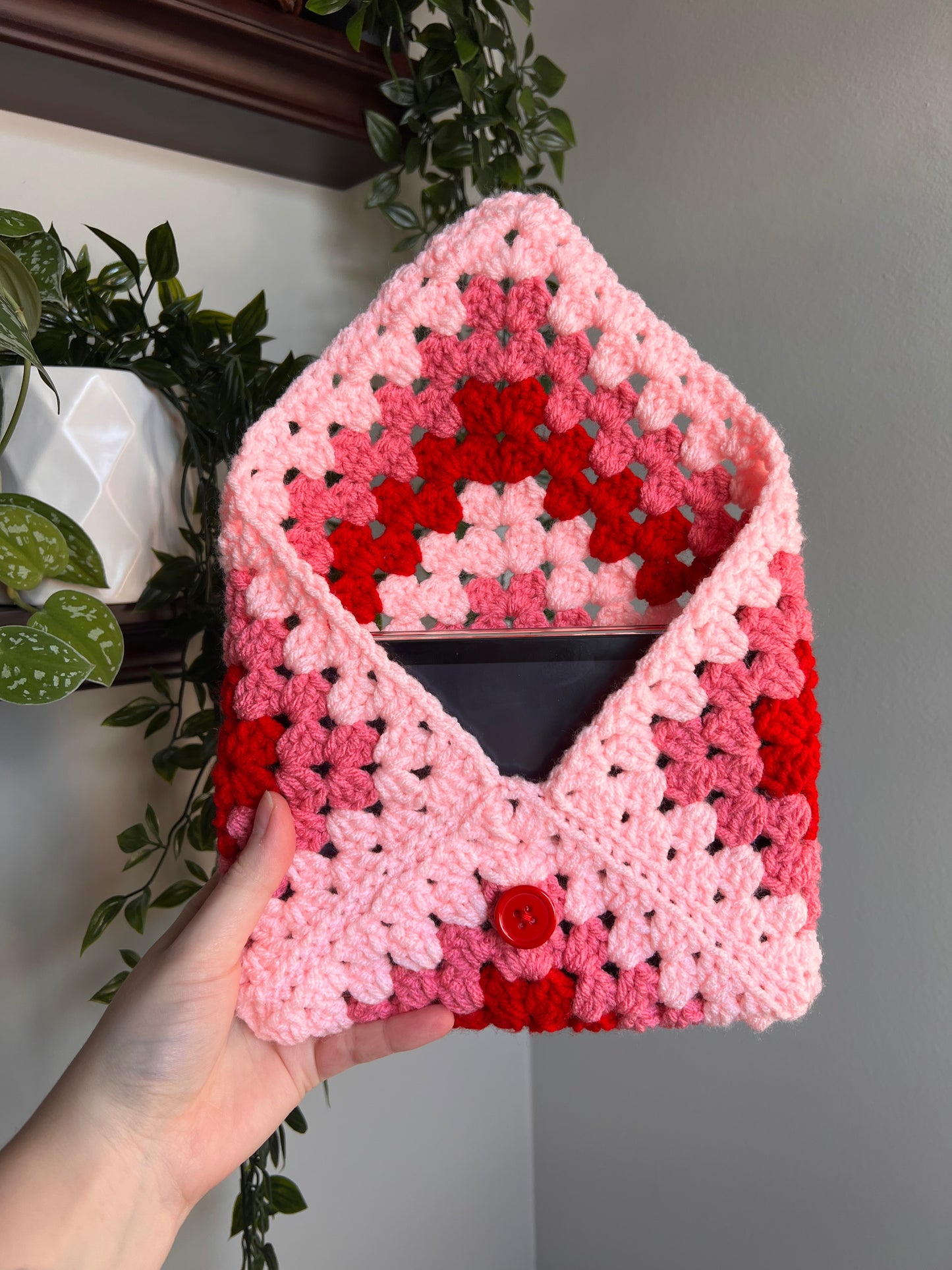 Red & Pink Kindle/Book Sleeve