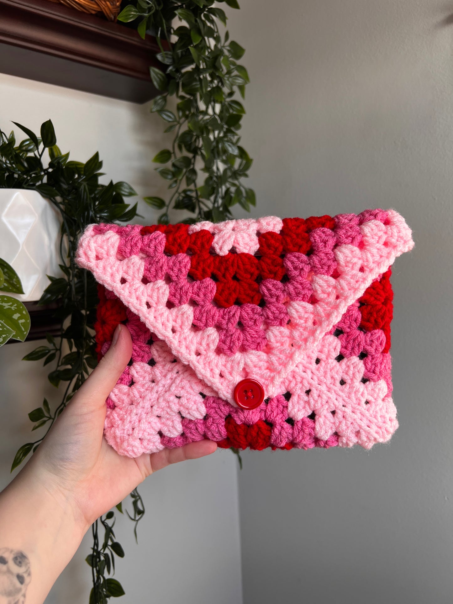 Red & Pink Kindle/Book Sleeve