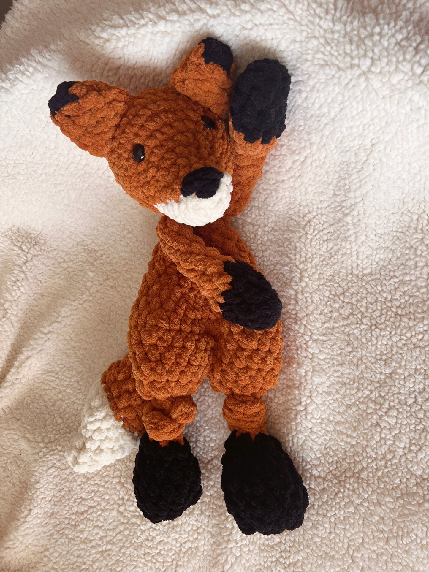 Fox Knotted Lovey