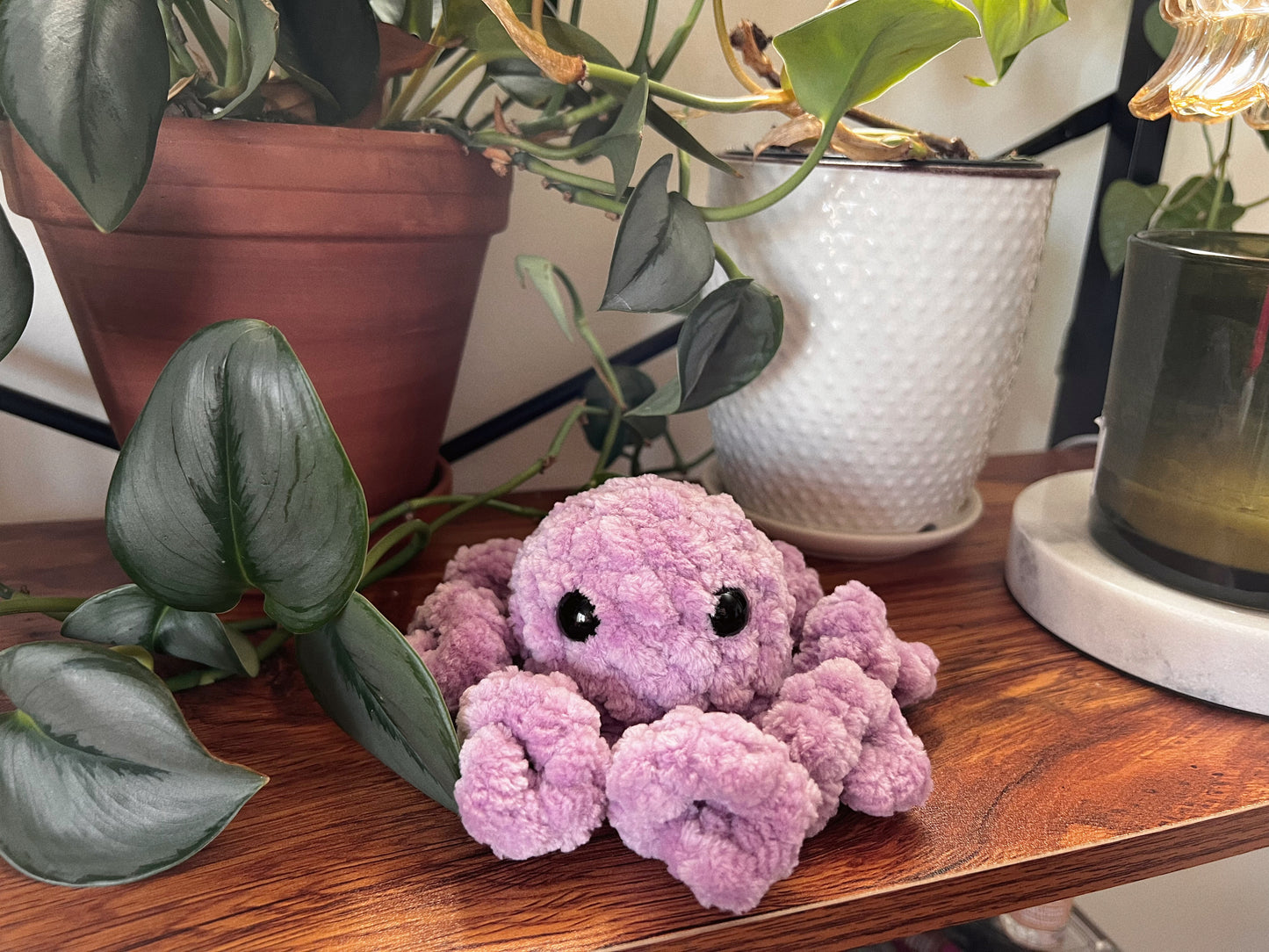 Lavender Octopus Plushie