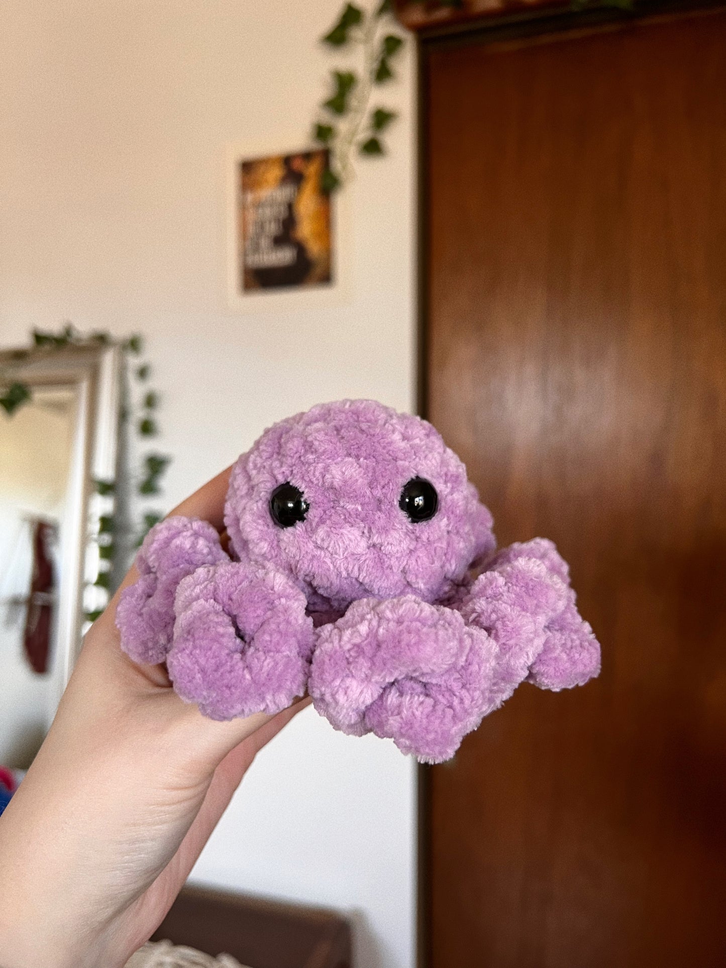 Lavender Octopus Plushie