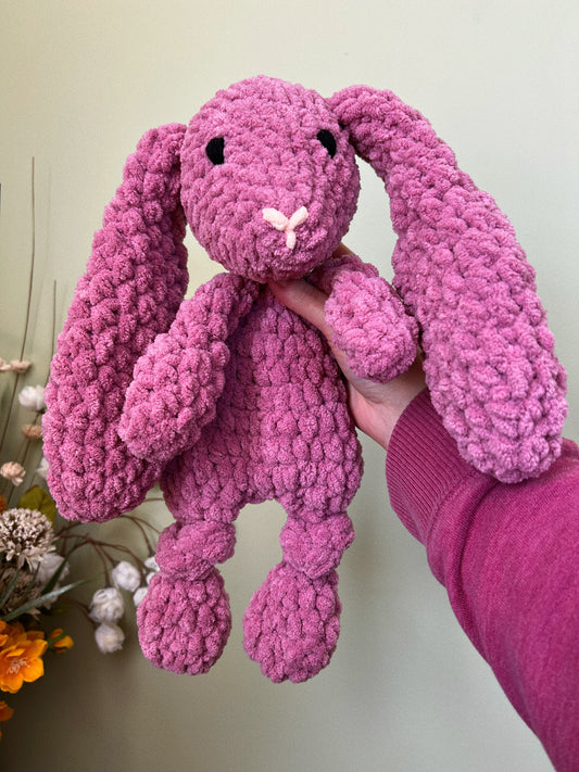 Conejito rosa anudado Lovey
