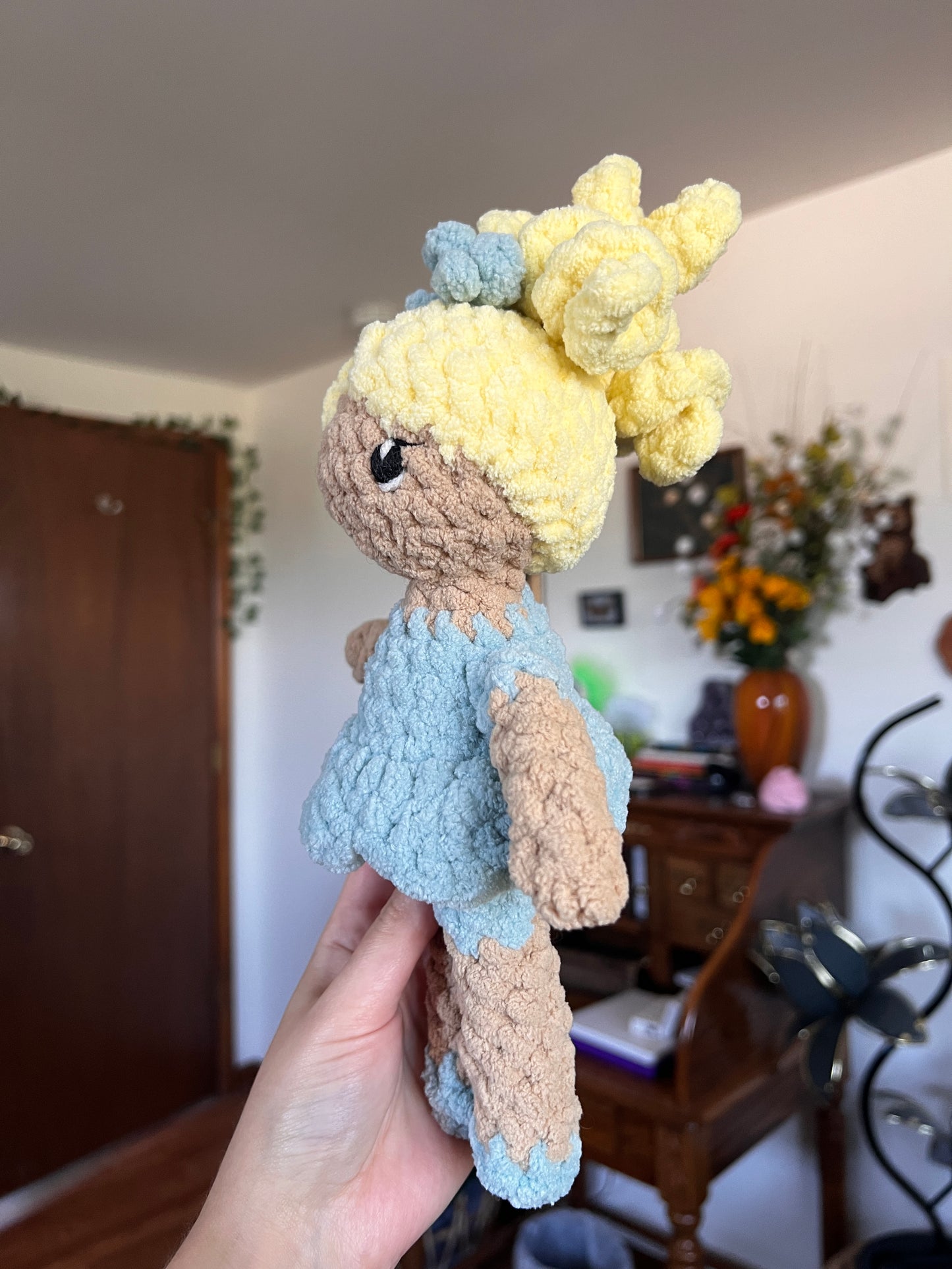 Crochet Blonde Doll