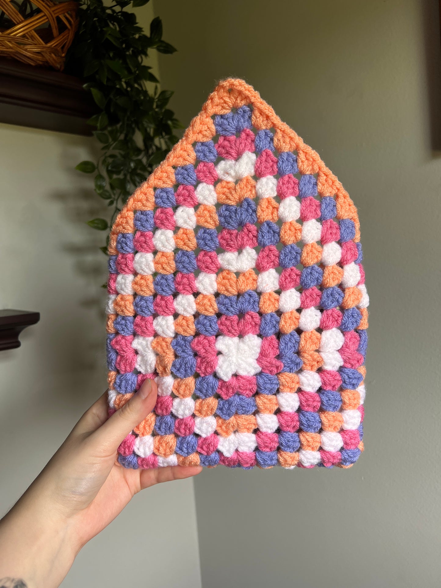 Granny Square Kindle/Book Sleeve