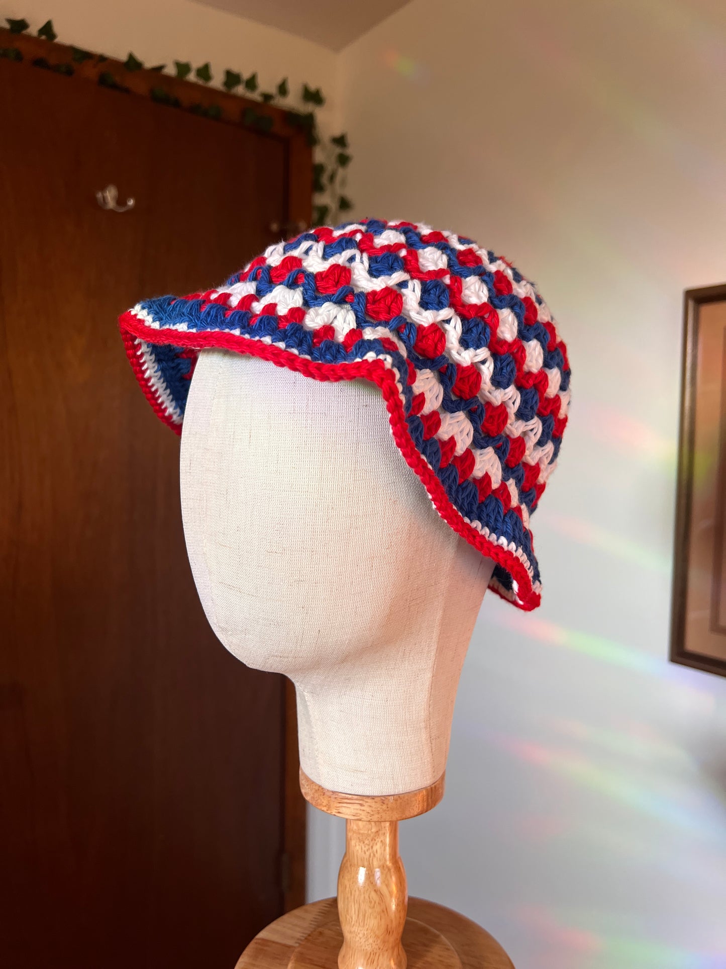Bucket Hat - Red, White & Blue