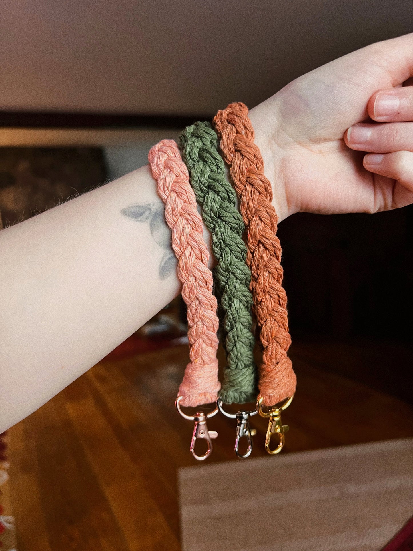 Braided Wristlet