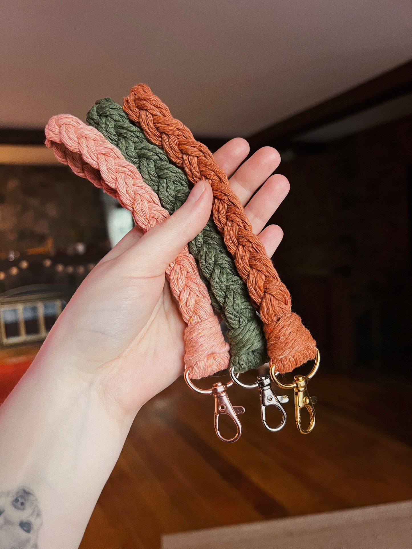 Braided Wristlet