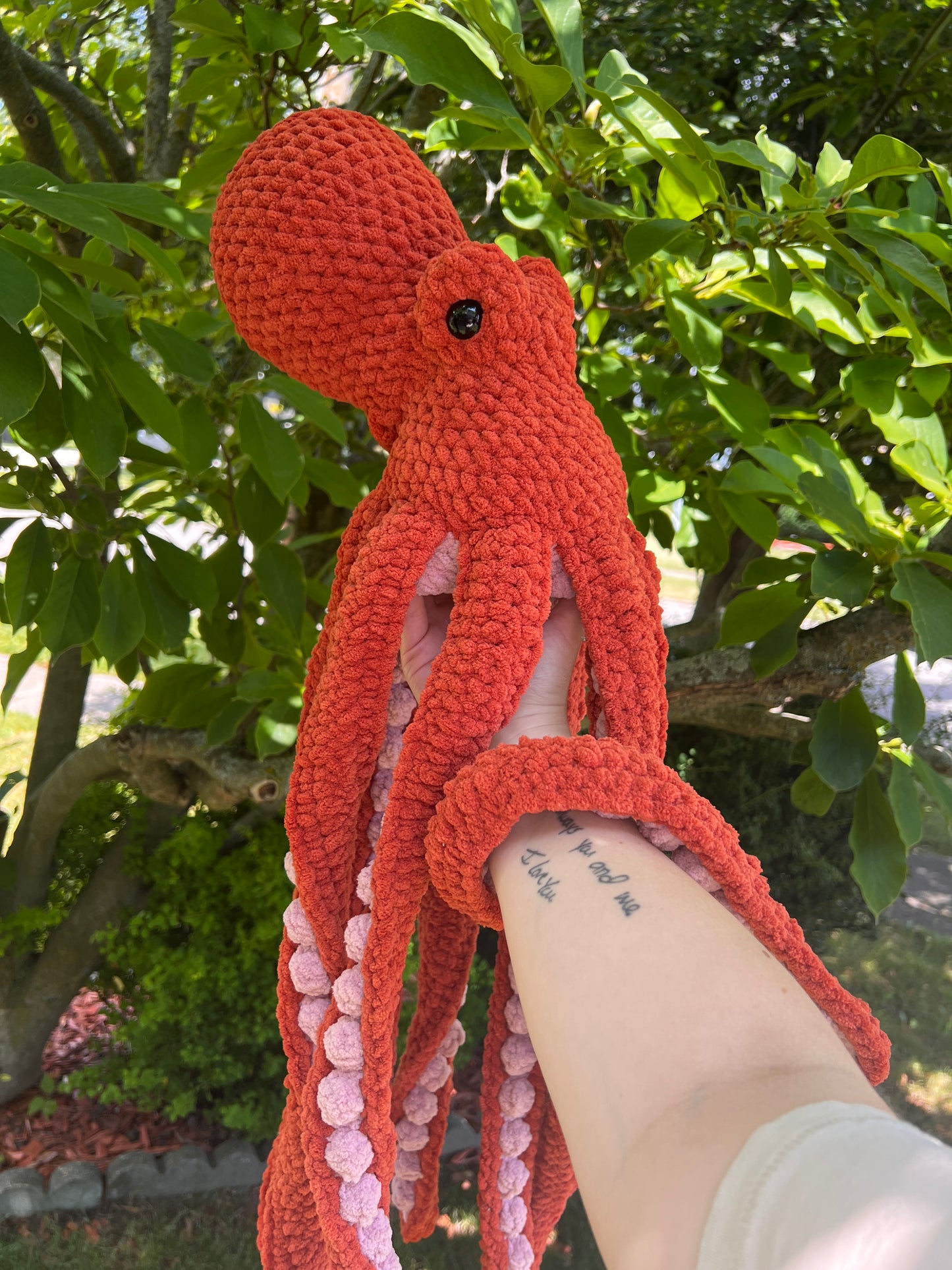 Anchor The Octopus Crochet Plushie