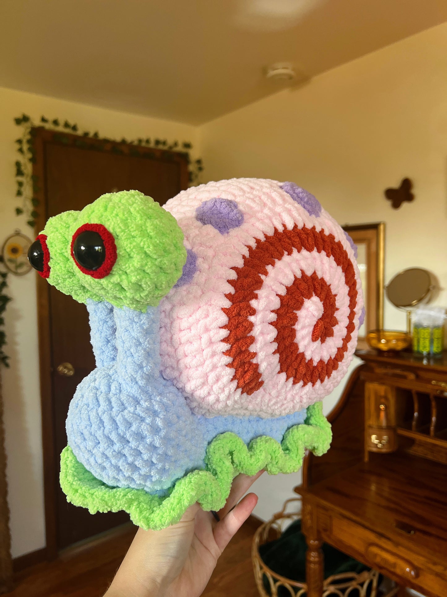 Snail Crochet Plushie