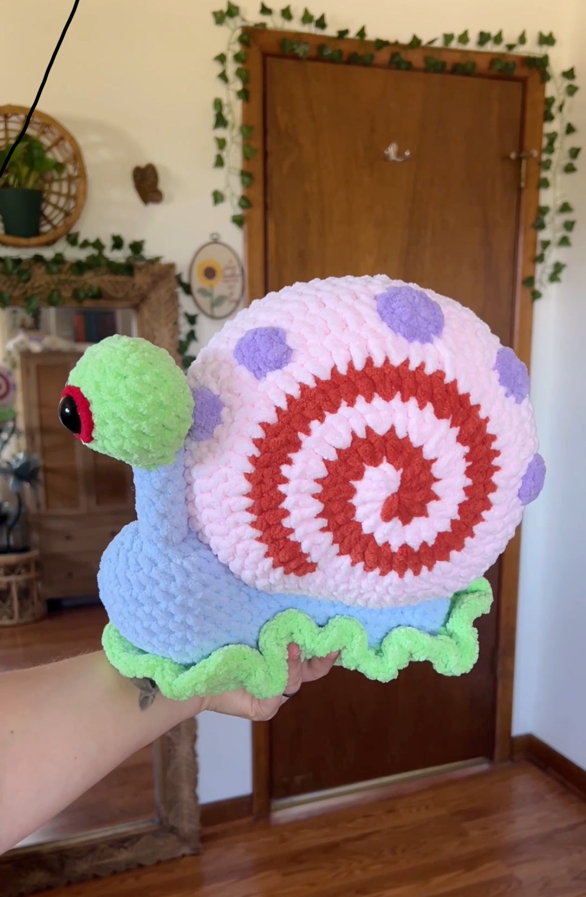 Snail Crochet Plushie