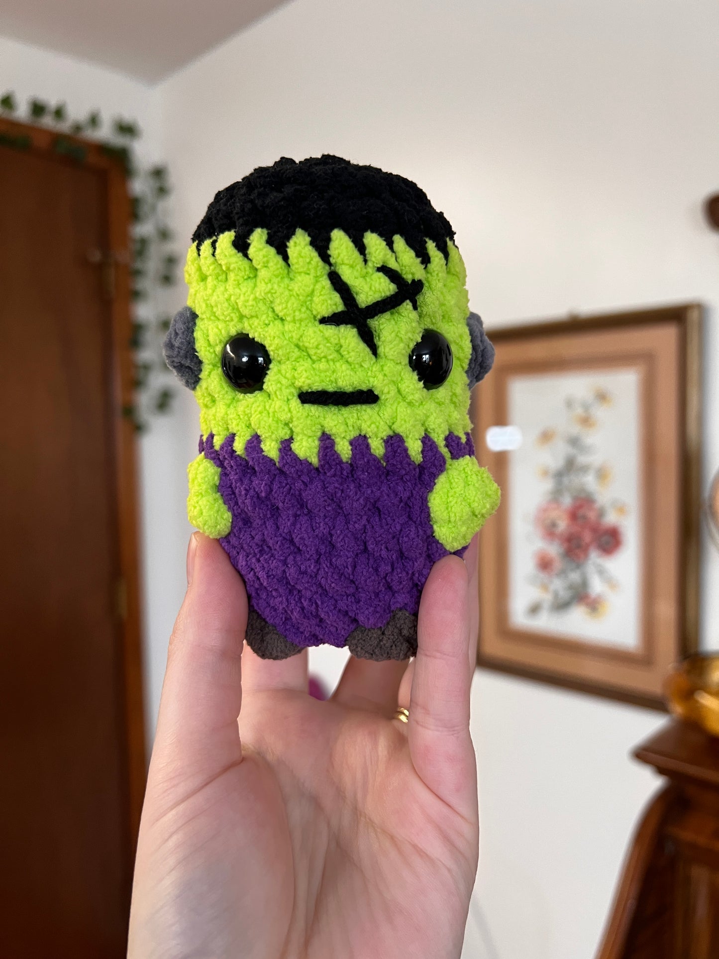 Mini Frankenstein Crochet Plush Toy