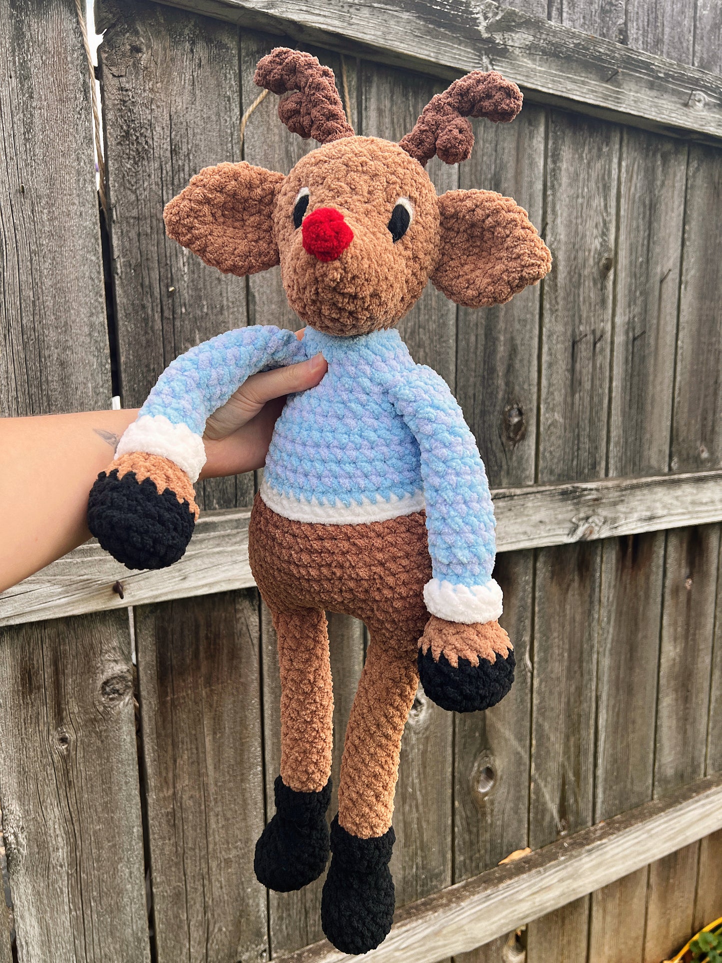Rudy The Reindeer Crochet Plushie
