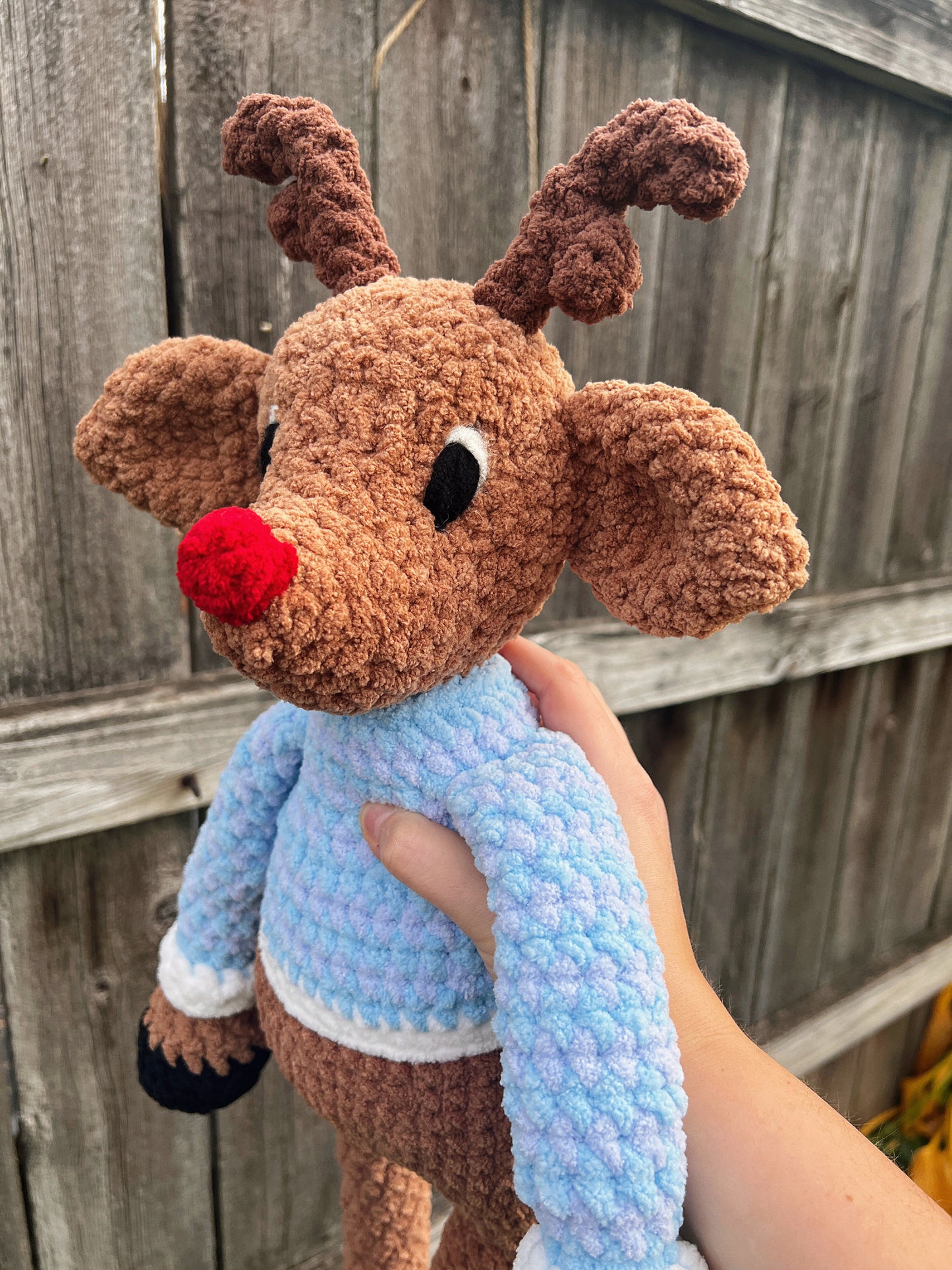 Rudy The Reindeer Crochet Plushie