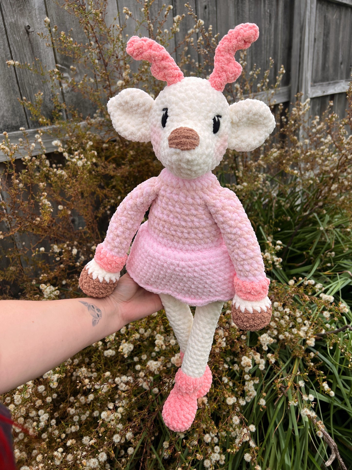 Rudy The Reindeer Girlie Crochet Plushie
