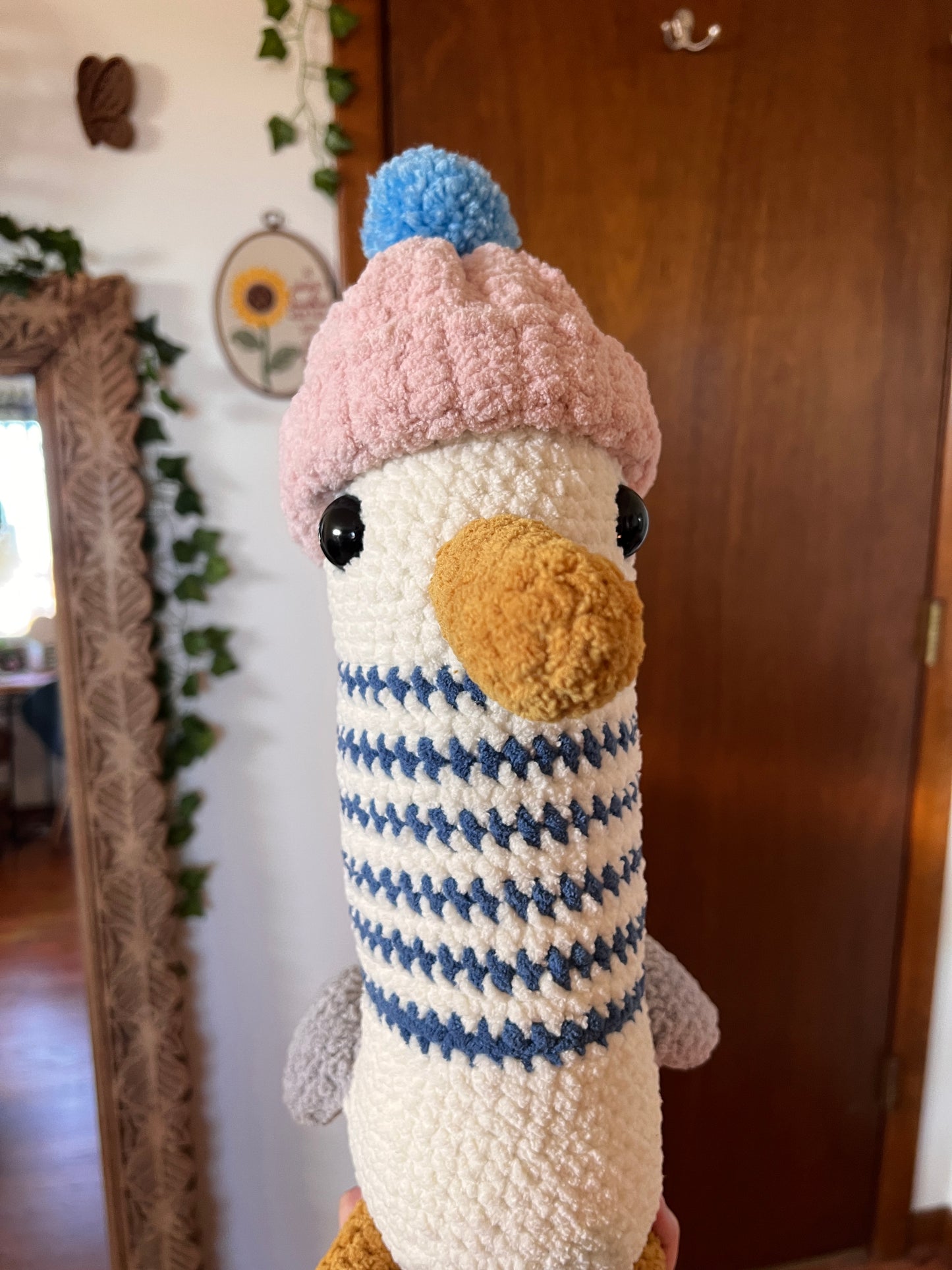 Alberto The Seagull Crochet Plushie
