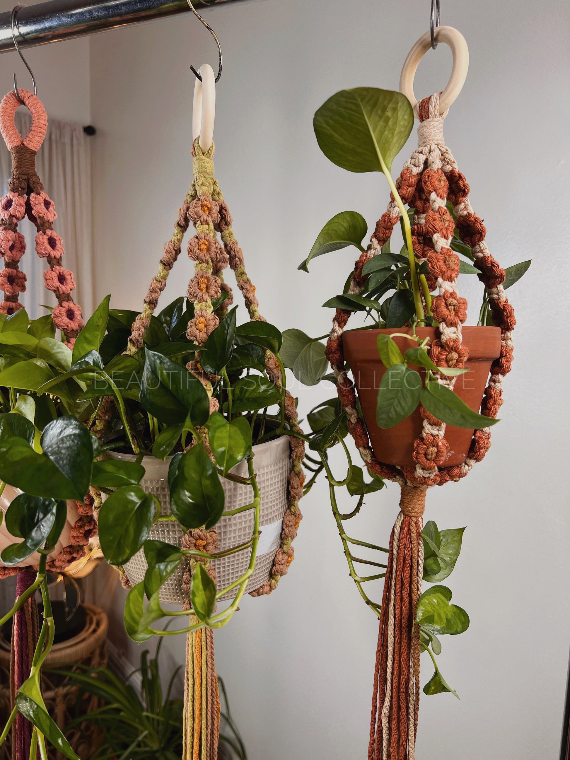 crafty ginger macrame plant hanger Macrame Plant Hanger – Beautiful Soul Collective