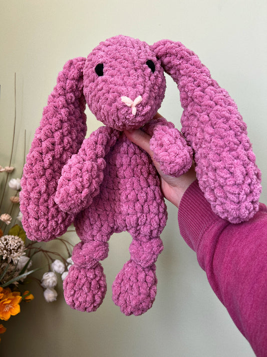 Pink Bunny Knotted Lovey