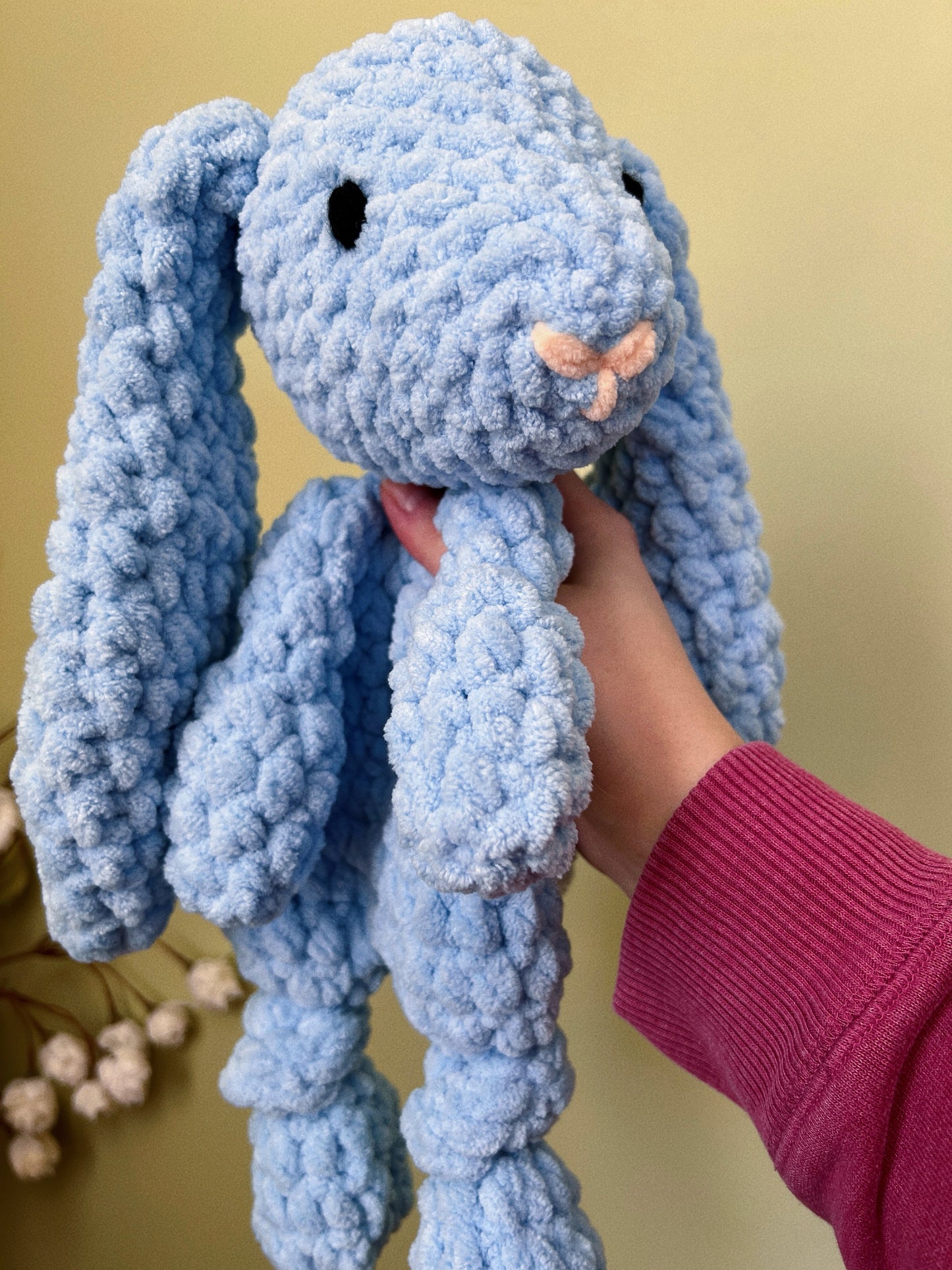 Blue Bunny Knotted Lovey