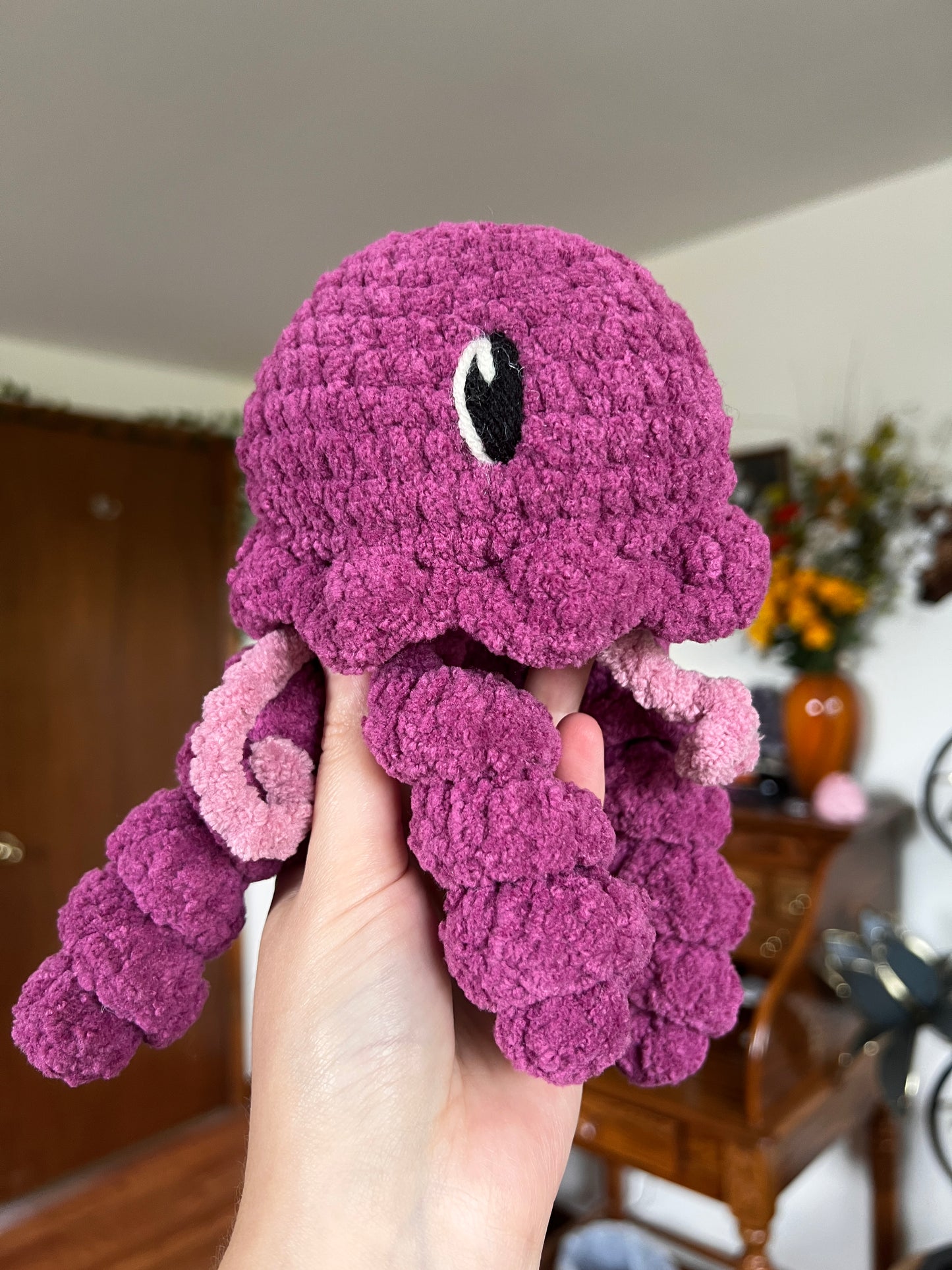 Crochet Jellyfish Stuffed Animal