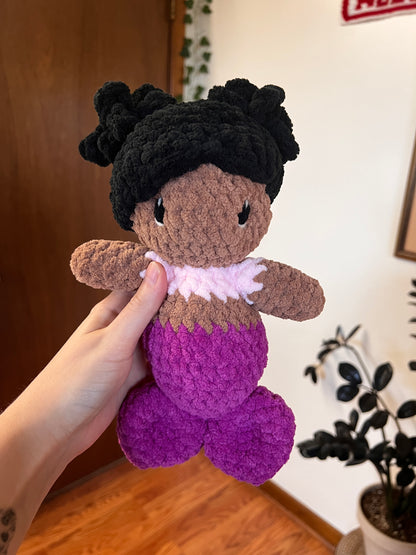 Mermaid Crochet Doll