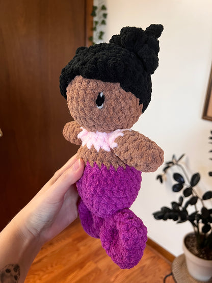 Mermaid Crochet Doll