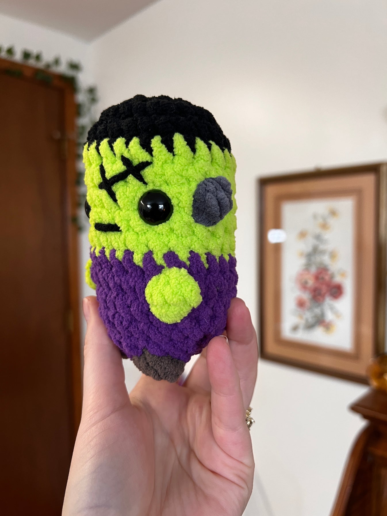 Mini Frankenstein Crochet Plush Toy – Beautiful Soul Collective