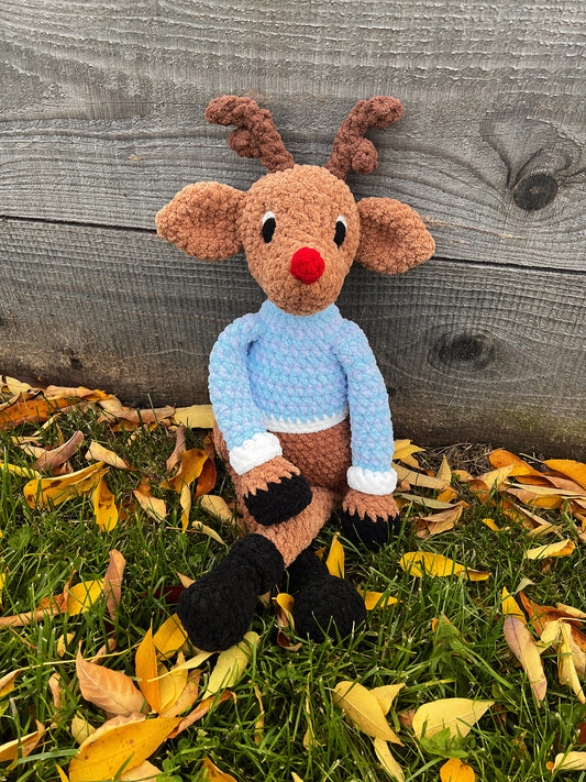 Rudy The Reindeer Crochet Plushie